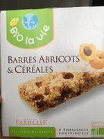 Barres Crales Bio  L'abricot Ingredients