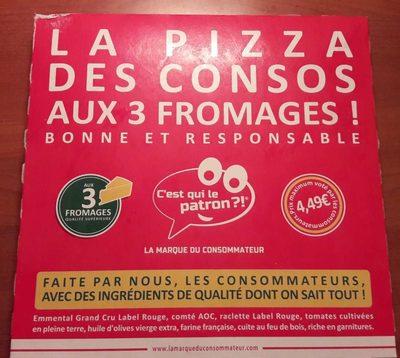 La Pizza Des Consommateurs Aux 3 Fromages