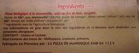 Pizza Margherita Mozzarella Ingredients