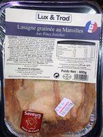 Lasagne Gratine Au Maroilles Aux Ptes Fraches Report Card