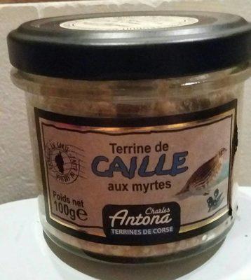 Terrine De Caille Aux Myrtes