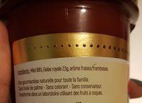Gele Royal Et Miel Fraises-framboises Ingredients