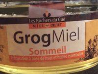 GROG Miel Sommeil Report Card