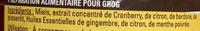 Grog Miel Dtox Ingredients