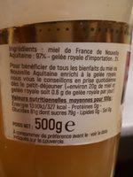 Miel De Fleur Ingredients