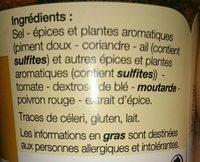 Mlange Poulet Ingredients