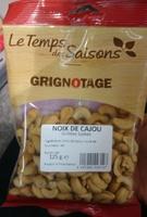 Noix De Cajou Report Card