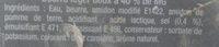 Tartimalin Doux Ingredients