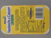 Sandwichs&Cuisson Ingredients