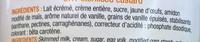 Crme Anglaise Vanille Bourbon-grains De Vanille Ingredients