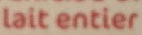 Lait De France Whole Milk 3.5% Fat Ingredients