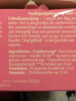 Cranberry Bio Confort Urinaire - 20 Ampoules - Super Diet Ingredients