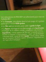 Super Diet Quatuor Bio Brle-graisse Ingredients