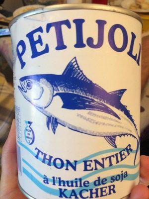 Thon Entier  L'huile De Soja