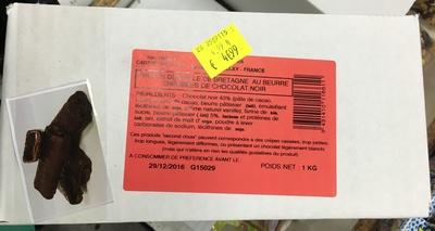 Crpes Dentelle De Bretagne Au Beurre Enrobes De Chocolat Noir