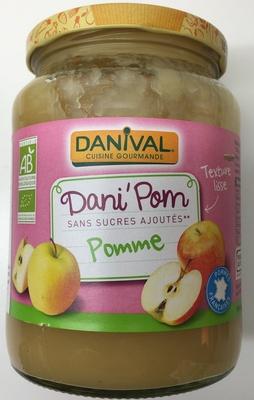 Dani'Pom Sans Sucre Ajout Pomme