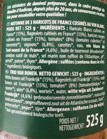 Mitonnee De 3 Haricots Ingredients