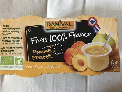 Compote Pomme Mirabelle Ss Sucre Ajout