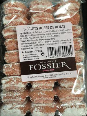 Biscuit Roses De Reims