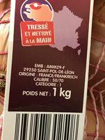 Oignon De Roscoff Ingredients