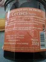 Cerises Noires  65% De Fruits Report Card