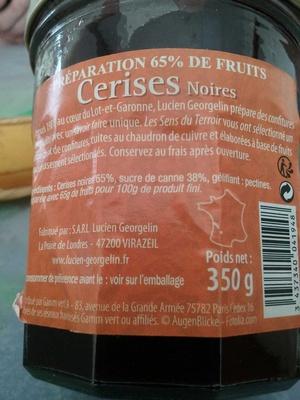 Cerises Noires  65% De Fruits