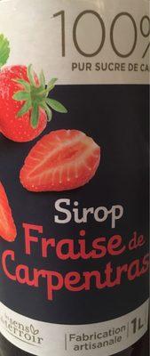 Sirop De Fraise De Carpentras