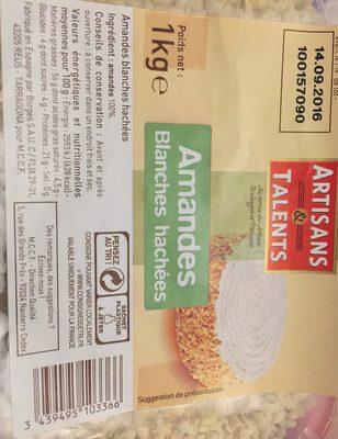 Amandes Blanches Haches