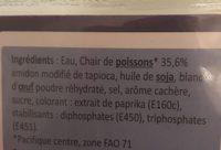 Dlice De L'ocan Jumbo Ingredients