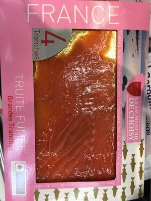 Truite Fumee Grandes Tranches