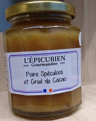 Poire Spculoos Et Gru De Cacao