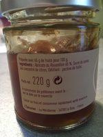 Confiture Extra Abricot Du Roussillon Ingredients