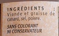Fritons Pur Canard Du Sud Ouest Ingredients