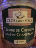 Terrine De Chevreuil A La Fine Champagne Report Card