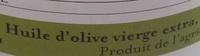 Huile D'Olive Fruite Medium Ingredients