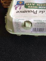 L'oeuf De Provence Ingredients