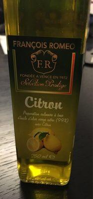 Huile D Olive Vierge Extra Aromatise Au Citron