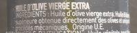 Huile D'olive Vierge Extra Ingredients
