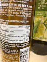 25CL Diffuseur Huile D'olive Codefa Ingredients