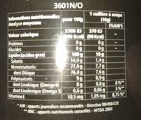 Huile Dolive Vierge Extra Ingredients