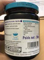 Happy Fruit Myrtille Ingredients