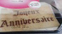 Plaque En Pte D'Amande Joyeux Anniversaire Report Card