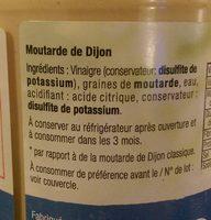 Pleniday / Ritter Moutarde De Dijon Ingredients