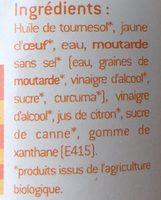 Pleniday / Ritter Mayonnaise Bio Ingredients