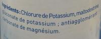 Substitut Partiel De Sel Ingredients