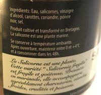 Salicornes En Marinade Ingredients