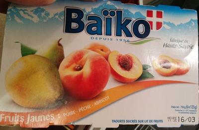 Fruits Jaunes Poire - Pche - Abricot