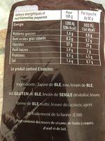 Les Pavs Du Fournil Ingredients