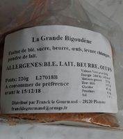 La Grande Bigoudne Ingredients