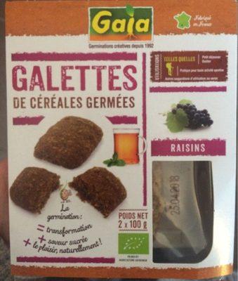 2X100G Essene Galette Raisins